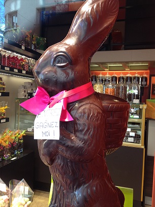 Fève d'Or Lyon - Notre lapin géant en chocolat