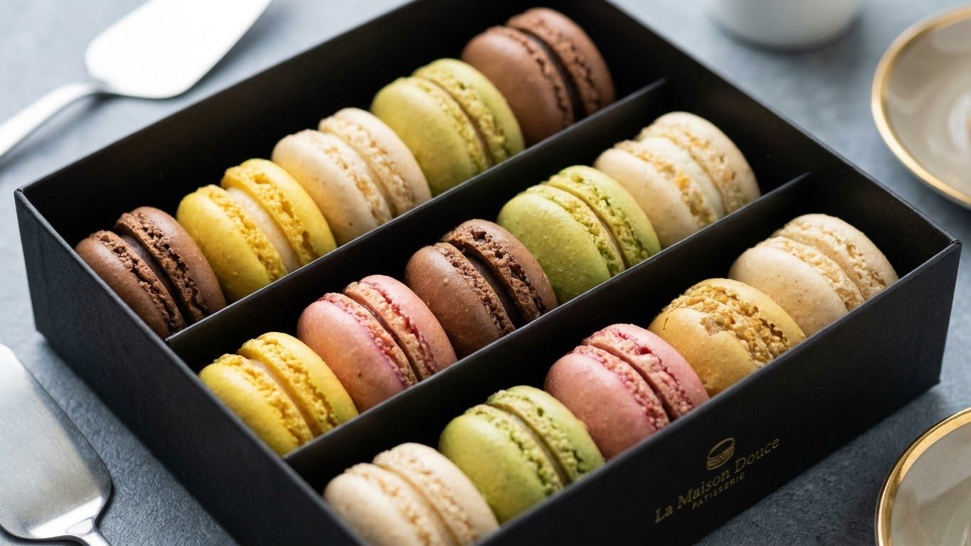 Coffret de macarons